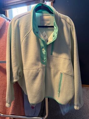 American Eagle Outfitters mint green sherpa jacket - New With Tags